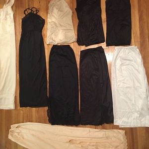 Vintage full slip half slip camisole size S M L